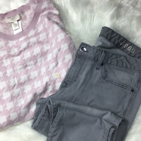 GAP Pants - Gap 1969 skinny gray jeans sz 32r